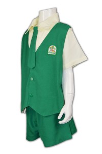 SU157 design college uniform outfits school wear centre printed logo pattern school uniform company hk